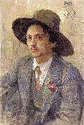 Ilya Repin Portrait of the painter Isaak Izrailevich Brodsky oil painting artist